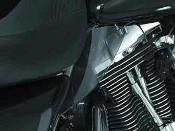 Kuryakyn Saddle Shields Heat Deflectors 97-07 Touring Smoke beschikbaar voor biedingen