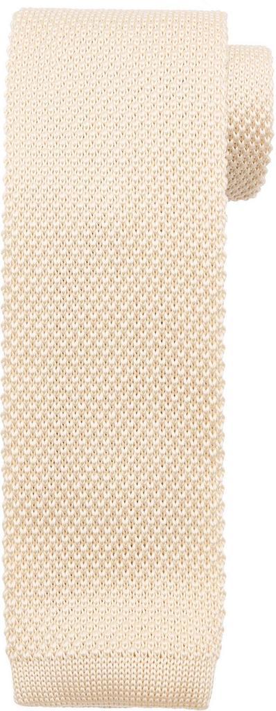 Suitable Knitted Stropdas Ecru TK-05 maat one size Heren, Kleding | Heren, Stropdassen, Effen, Nieuw, Verzenden