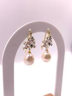 Zonder Minimumprijs - Cocktail oorbellen - 9 kt. Geel goud,, Sieraden, Tassen en Uiterlijk, Antieke sieraden