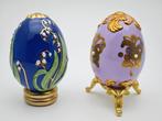 Fabergé ei - 2 Fabergé-eieren - Porselein, Antiek en Kunst