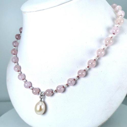 Zonder Minimumprijs - Halsketting Zilver Parel - Parel -, Sieraden, Tassen en Uiterlijk, Kettingen
