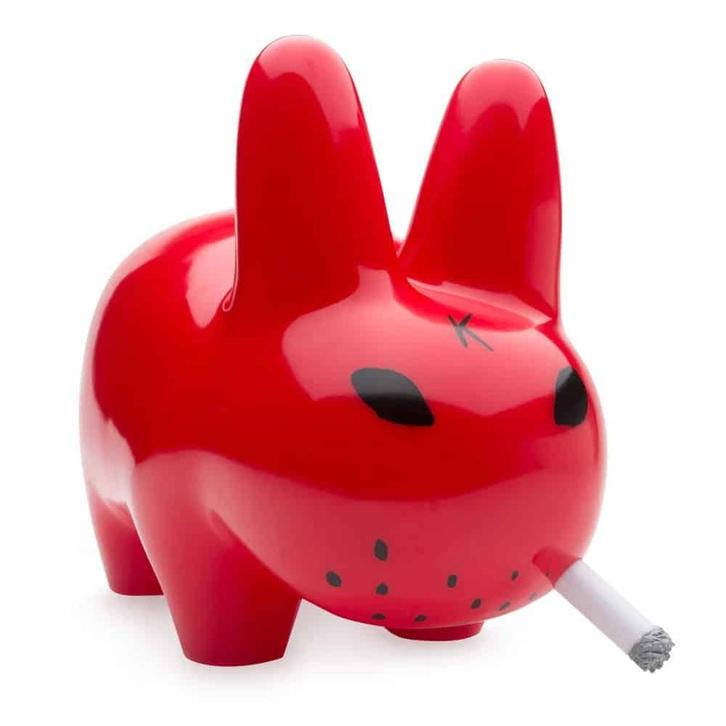 Frank Kozik Glasbeeldje Smorkin Labbit -, Huis en Inrichting, Woonaccessoires | Overige, Verzenden
