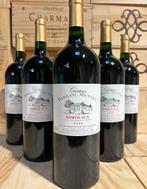 2020 Château Barrail Meyney - Bordeaux - 6 Magnums (1.5L), Verzamelen, Nieuw
