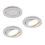 Ledisons LED-inbouwspot Opaco wit 5W dimbaar IP54 2700K, Nieuw