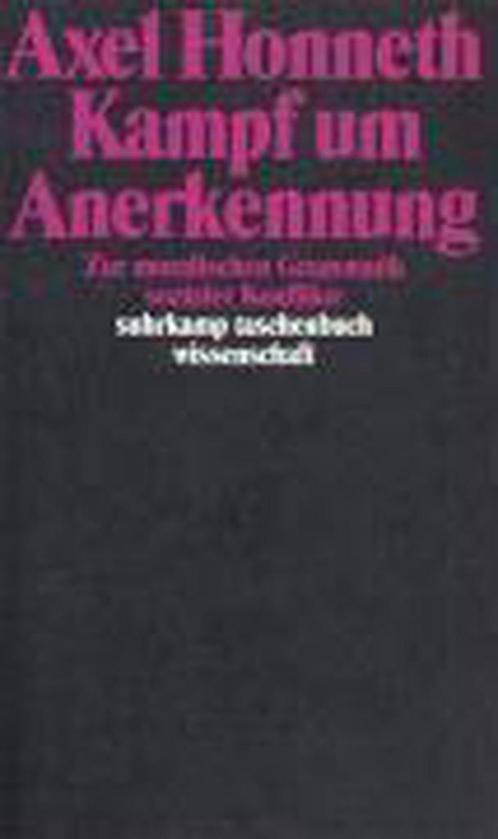 9783518287293 Kampf um Anerkennung Axel Honneth, Boeken, Schoolboeken, Nieuw, Verzenden