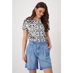 Monari T-shirt Shirt met ornamenten allover, Verzenden, Nieuw