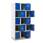 Gebruikte Lockerkasten 15 deuren (cilindersluiting), Huis en Inrichting, Kasten | Lockerkasten, Ophalen of Verzenden, Gebruikt