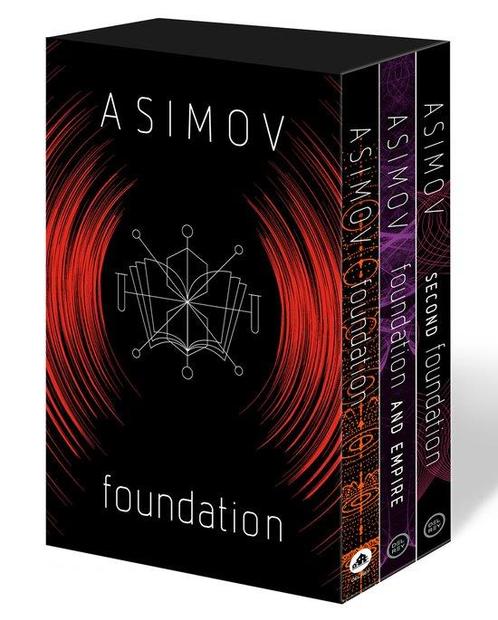 9780593499573 Foundation- Foundation 3-Book Boxed Set, Boeken, Romans, Zo goed als nieuw, Verzenden
