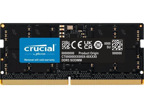 Crucial - Laptopgeheugen - CT16G48C40S5 - 16GB - DDR5 -, Computers en Software, RAM geheugen, Nieuw, Verzenden