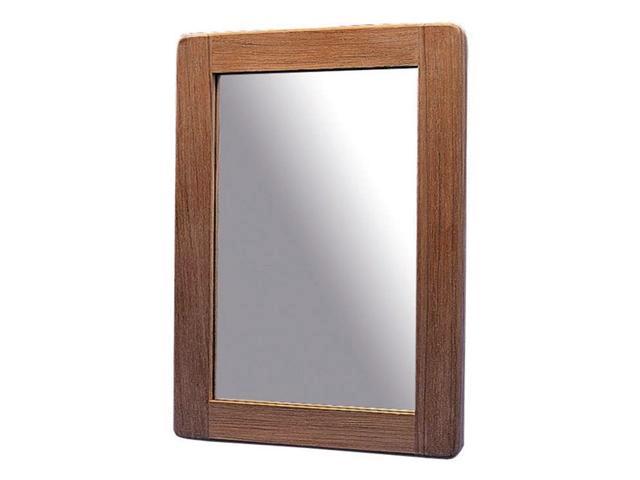 Teak spiegel - 38 x 28 cm, Watersport en Boten, Accessoires en Onderhoud, Ophalen of Verzenden
