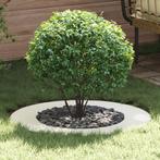 vidaXL Plantenring Wit Ø50/80 cm Staal, Verzenden, Nieuw