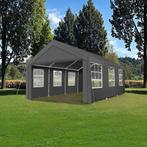 Tuinpaviljoen 6x4m met 4 zijwanden - grijs, Tuin en Terras, Partytenten, Verzenden, Nieuw