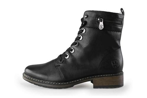 Rieker Veterboots in maat 41 Zwart | 10% extra korting, Kleding | Dames, Schoenen, Zwart, Zo goed als nieuw, Overige typen, Verzenden