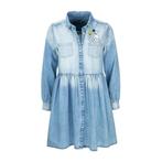 Frogbox • denim jurk met Snoopy • 36, Kleding | Dames, Jurken, Nieuw, Maat 36 (S), Frogbox, Verzenden