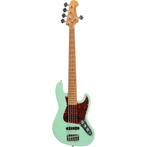 Fazley Sunset Series Jellyfish 5 Surf Green 5-snarige elektr, Muziek en Instrumenten, Snaarinstrumenten | Gitaren | Bas, Verzenden