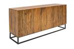 Massief dressoir AMAZONAS 160 cm mangohout naturel, Huis en Inrichting, Kasten | Dressoirs, Ophalen of Verzenden, Nieuw
