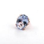 Zonder minimumprijs - Ring - 9 kt. Roségoud, Zilver Topaas, Sieraden, Tassen en Uiterlijk, Ringen, Nieuw