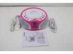 Lenco SCD-650 - Draagbare Karaokeradio/CD-speler - USB, Verzenden, Zo goed als nieuw