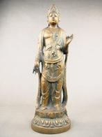 Holy Kannon Bodhisattva Statue  - Beeld Brons - Japan