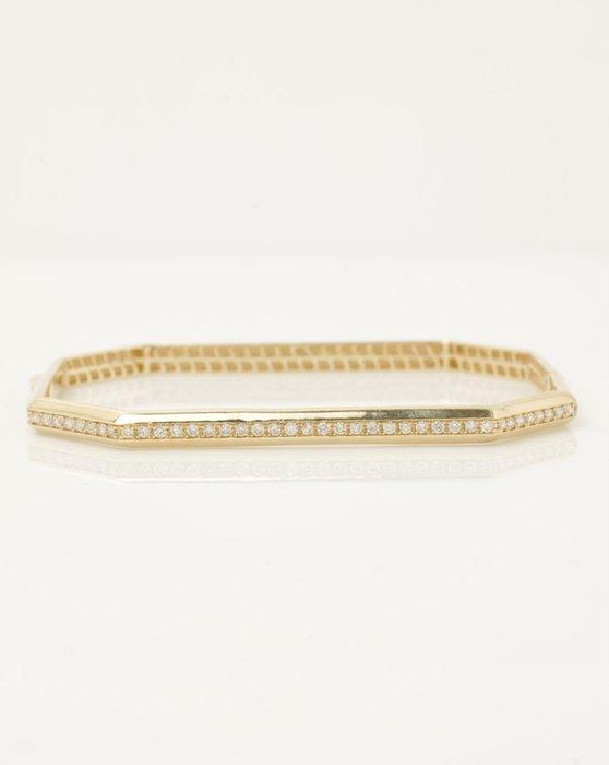 Armband - 14 karaat Geel goud - 1.24ct. tw. Diamant, Sieraden, Tassen en Uiterlijk, Armbanden