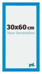 Fotolijst 30x60 cm - Helder Blauw - MDF - Mura, Verzenden, Nieuw