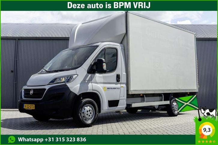 Fiat Ducato **2.3 | Laadklep | 141PK | Revisiemotor | Camera, Auto's, Bestelauto's, Lease, Handgeschakeld, Wit, Gebruikt, Fiat