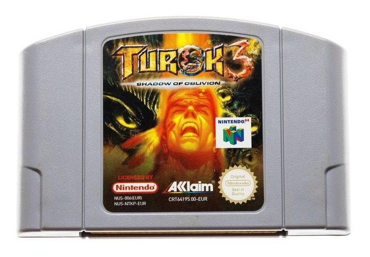 Turok 3 Shadow of Oblivion [Nintendo 64], Spelcomputers en Games, Games | Nintendo 64, Zo goed als nieuw, Ophalen of Verzenden