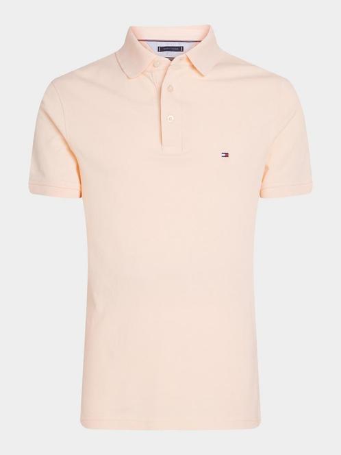 -19% Tommy Hilfiger  Tommy Hilfiger Polo korte mouw 1985 sli, Kleding | Heren, Polo's, Roze, Nieuw, Verzenden