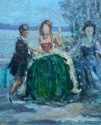 Europese school (XX) - Al Ballo sul lago, Antiek en Kunst