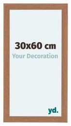 Fotolijst 30x60 cm - Noten- Hout - Licht - MDF - Como, Verzenden, Nieuw