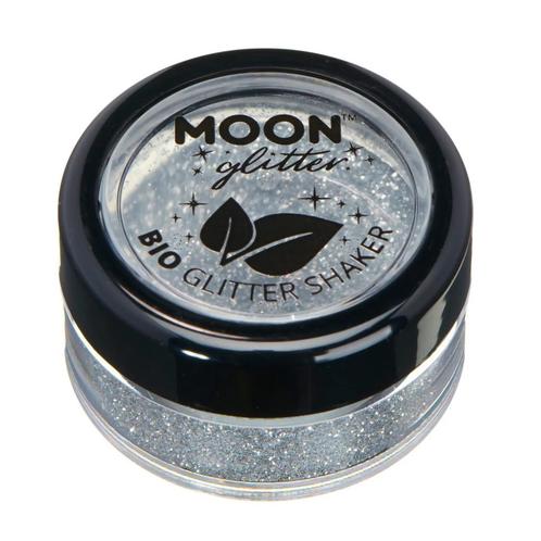 Moon Glitter Bio Glitter Shakers Silver 5g, Hobby en Vrije tijd, Feestartikelen, Nieuw, Verzenden