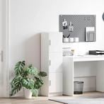 vidaXL buffetkast Wit 31.5 x 32 x 124 cm Bewerkt hout, Huis en Inrichting, Kasten | Buffetkasten, Minder dan 50 cm, Verzenden