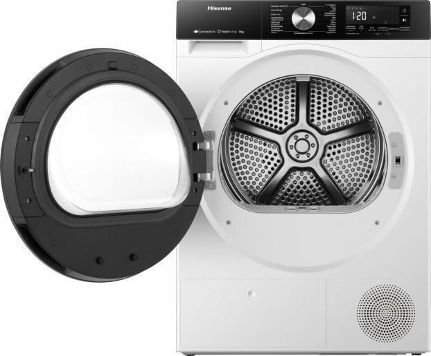 Hisense DH3S802BW3 warmtepomp droger met verwisselbare draai, Witgoed en Apparatuur, Wasdrogers, Nieuw, Voorlader, Energieklasse A of zuiniger