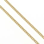 Gouden gourmetschakel ketting, Ophalen of Verzenden, Gebruikt, Overige kleuren, Goud