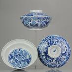 Schaal/kom (2) - Blauw en wit - Porselein - SE Asian Market, Antiek en Kunst