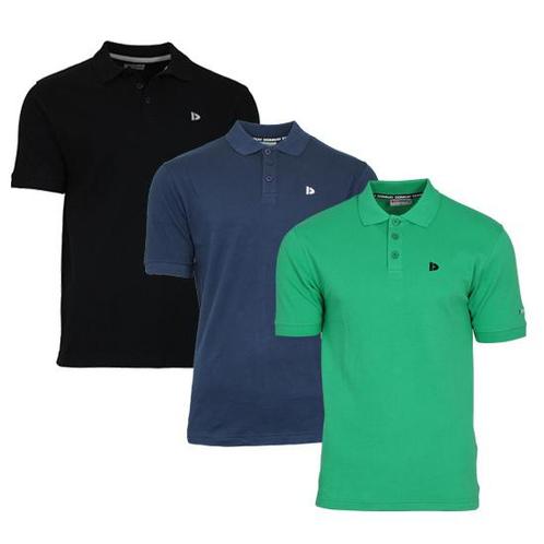 Donnay Donnay Heren - 3-Pack - Polo shirt Noah - Zwart /, Kleding | Heren, Polo's, Nieuw, Verzenden