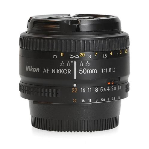 Nikon AF 50mm F1.8 D, Audio, Tv en Foto, Fotografie | Lenzen en Objectieven, Zo goed als nieuw