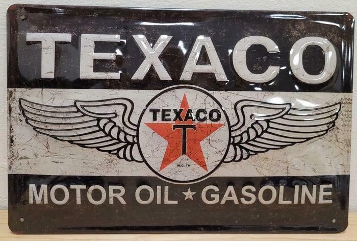 Texaco motor oil gasoline reclamebord, Verzamelen, Merken en Reclamevoorwerpen, Nieuw, Verzenden