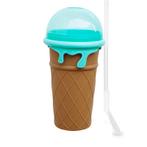 Slushy Maker Slush Puppy IJscrusher Beker Machine Cup Bruin, Verzenden, Nieuw