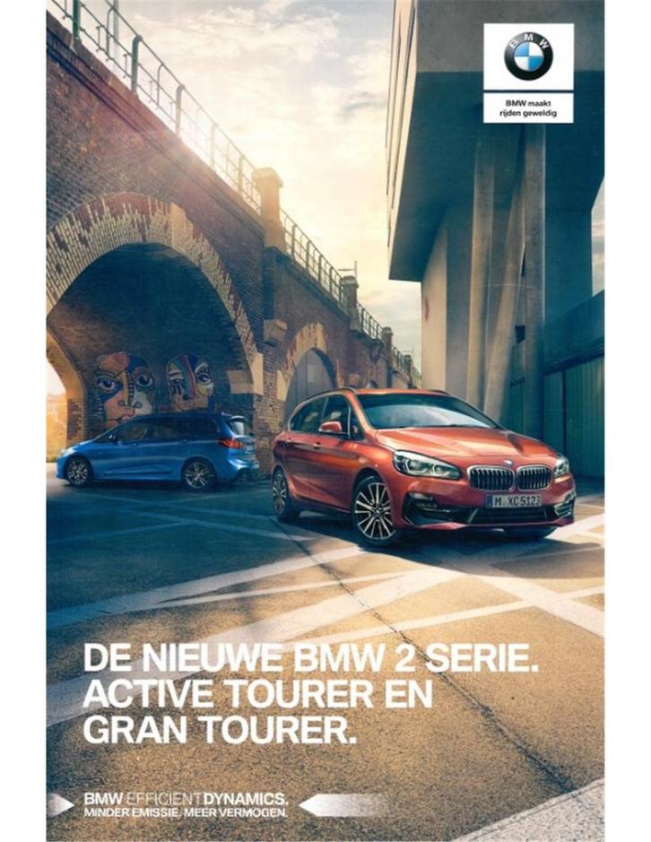 2018 BMW 2 SERIE GRAN | ACTIVE TOURER BROCHURE NEDERLANDS, Boeken, Auto's | Folders en Tijdschriften, BMW