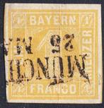 Beieren 1849/1862 - Lote BAVIÈRE - Y&T 7, 9, 13 & 14, Gestempeld