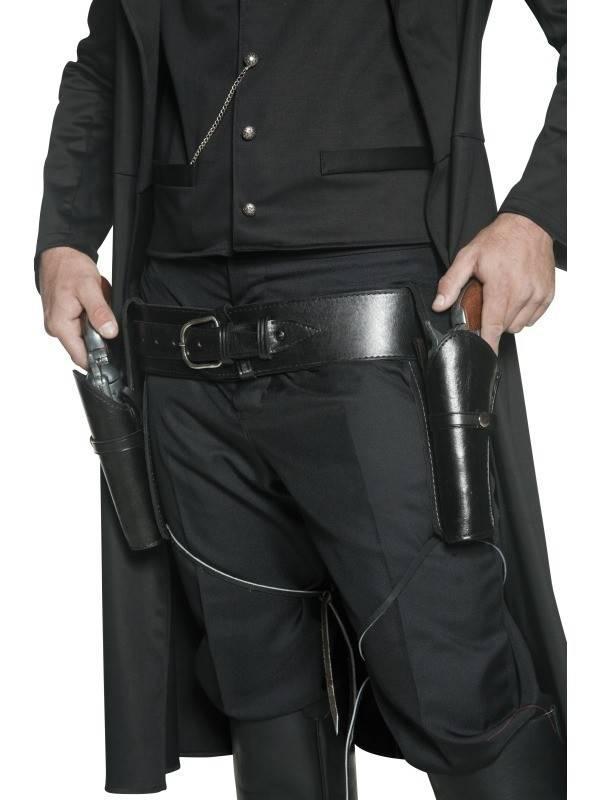 Western riem met holsters, Kleding | Heren, Carnavalskleding en Feestkleding, Nieuw, Ophalen of Verzenden