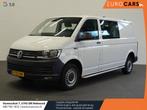 Volkswagen Transporter L2 Dubbele cabine Automaat 150PK, Auto's, Automaat, Volkswagen, Wit, Diesel