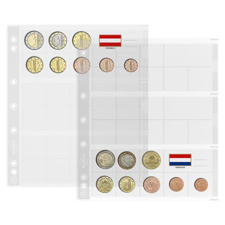 Aanvulbladen Numis Album voor Euroseries, Postzegels en Munten, Munten en Bankbiljetten | Toebehoren, Verzenden