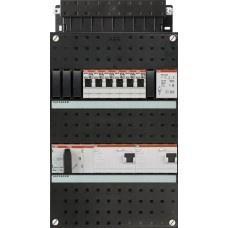 ABB groepenkast 3-fase, 6 groepen, 2 Aardlekschakelaars, Doe-het-zelf en Verbouw, Elektra en Kabels