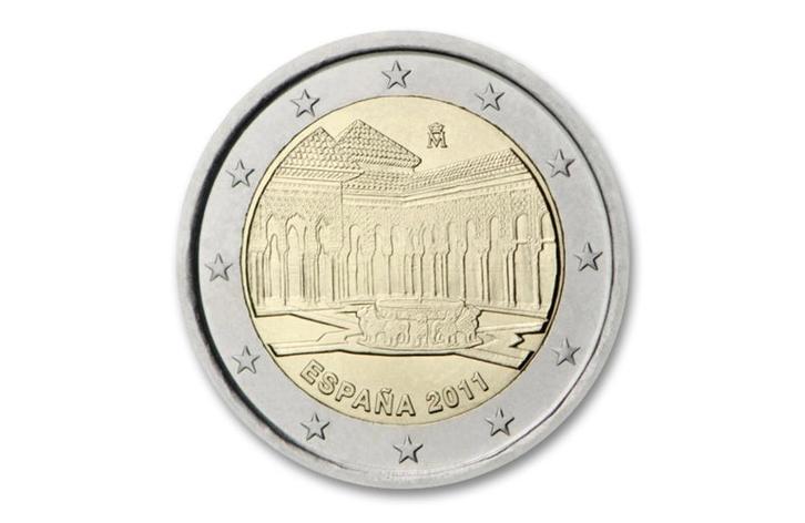 2 euro Granada/Alhambra 2011 - Spanje, Postzegels en Munten, Munten | Europa | Euromunten, Verzenden
