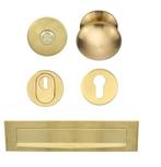 Voordeurset SKG3 LB65V PVD mat goud, Doe-het-zelf en Verbouw, Hang- en Sluitwerk, Ophalen of Verzenden, Nieuw