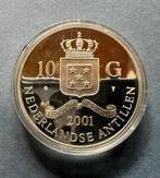 Nederlandse Antillen. 10 Gulden 2001 Proof, Gouden dukaat, Postzegels en Munten, Munten | Nederland