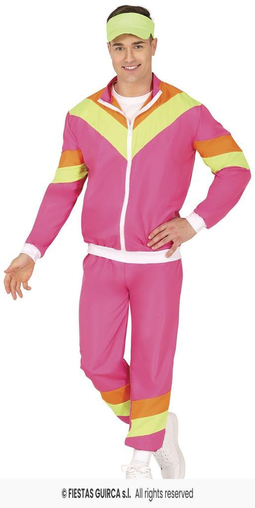 Trainingspak Neon Roze Remon, Kleding | Heren, Carnavalskleding en Feestkleding, Nieuw, Ophalen of Verzenden