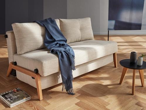 Innovation slaapbank Cubed met eiken onderstel, Huis en Inrichting, Slaapkamer | Slaapbanken, Nieuw, Ophalen of Verzenden